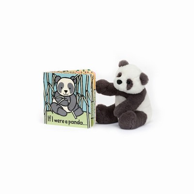 Jellycat If I Were A Panda and Harry Panda Cub Small | FB5762810